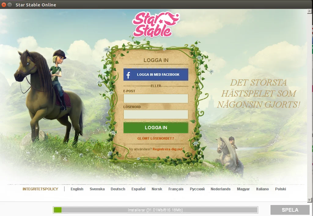 How to play Star Stable on Linux